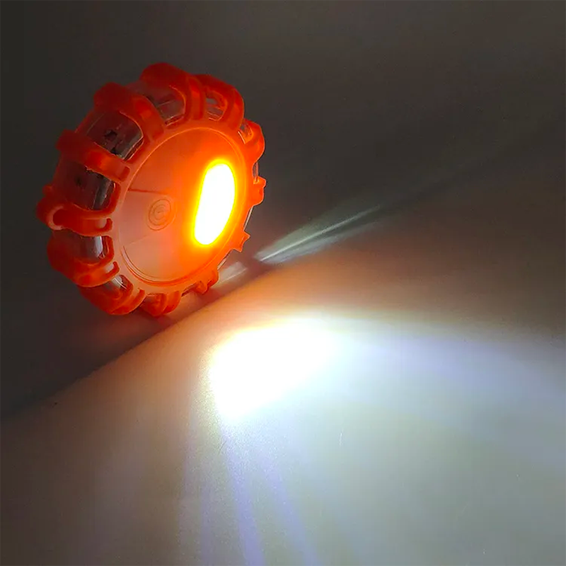Emergency RoadSide Discs 3 Pack (Rechargeable with Included Car Charger & USB Cable)