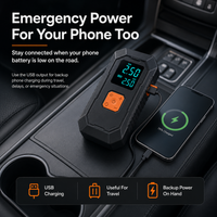 Portable Car Jump Starter & Tire Inflator — 4-in-1 Emergency Car Tool