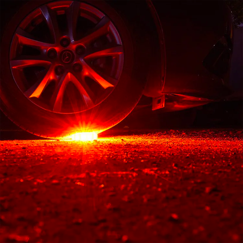 Emergency RoadSide Discs 3 Pack (Rechargeable with Included Car Charger & USB Cable)