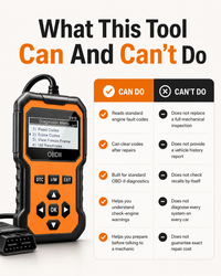 Check Engine Confidence Scanner (Mechanic Confidence PDF Guides Included)