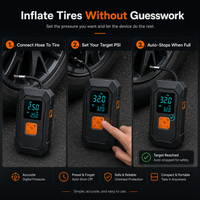 Portable Car Jump Starter & Tire Inflator — 4-in-1 Emergency Car Tool