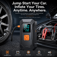 Portable Car Jump Starter & Tire Inflator — 4-in-1 Emergency Car Tool
