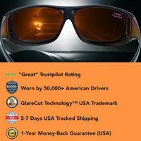 Headlight Glasses with Polarized LED GlareCut Technology® (Fit Over Glasses)