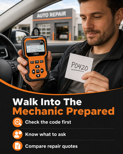 Check Engine Confidence Scanner (Mechanic Confidence PDF Guides Included)