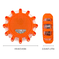 Emergency RoadSide Discs 3 Pack (Rechargeable with Included Car Charger & USB Cable)