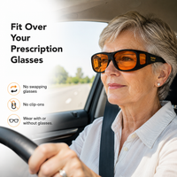 Polarized Driving Sunglasses with GlareCut Technology™ (Fit Over Glasses)