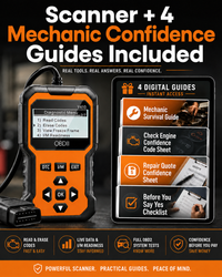 Check Engine Confidence Scanner (Mechanic Confidence PDF Guides Included)