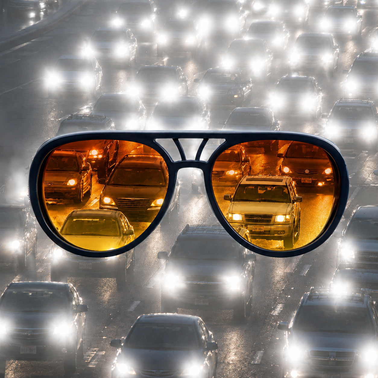 Aviator Headlight Glasses with GlareCut Technology™