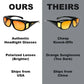 Headlight Glasses with GlareCut Technology™ (Fit Over Glasses)